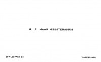 Visitekaartje H.P. (Henk) MG (1957)